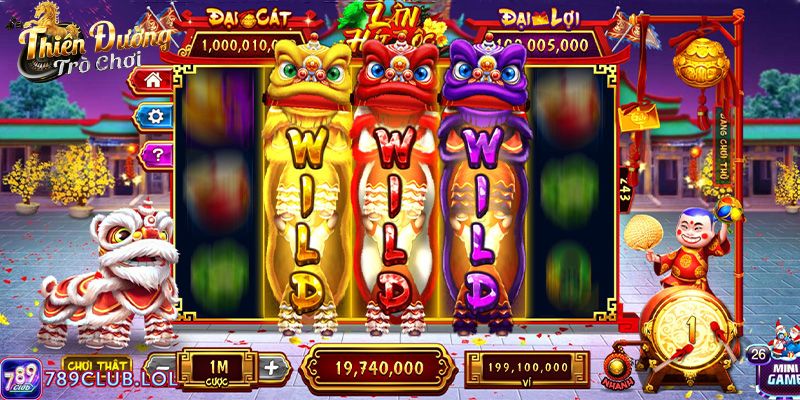 Quay Slot Lân Hái Lộc – Game Trả Thưởng HOT Nhất Thị Trường Tăng cơ hội thắng với biểu tượng Wild đặc biệt