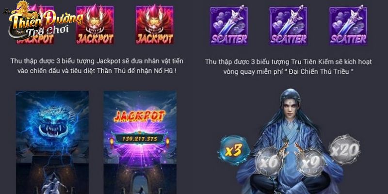 Quay Slot Tru Tiên – Càng Quay, Cơ Hội Trúng Thưởng Càng Cao Tính năng đặc biệt của quay Slot Tru Tiên